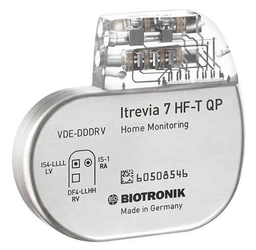 Biotronik Reports First U.S. Implantations of Itrevia HF-T QP CRT